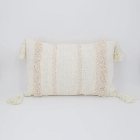 Handwoven Plush Velvet Tassel Cushion Cover – Designer 45x45cm Pillowcase for Luxe Interiors & Sophisticated Comfort