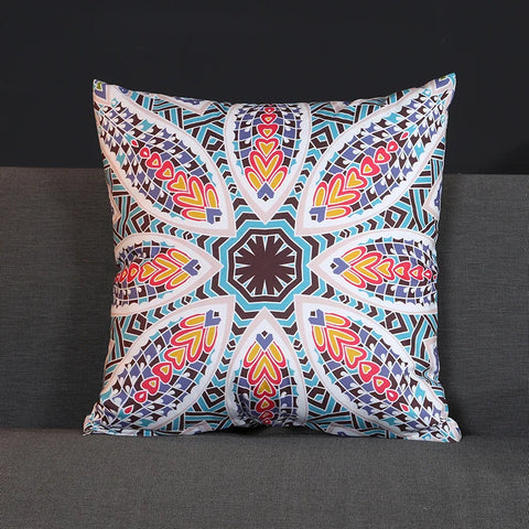 Retro Ethnic Paisley Cushion Cover – 45x45cm Decorative Pillow Case for Home, Car & Office