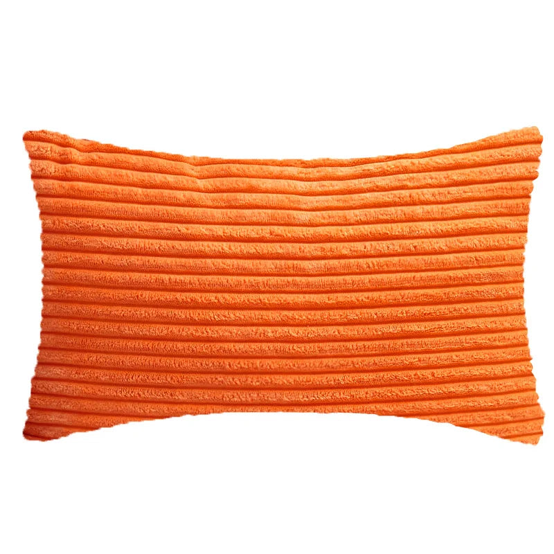 Soft Velvet Corduroy Pillow Cover – 30x50 cm Decorative Couch & Sofa Cushion for Home Decor