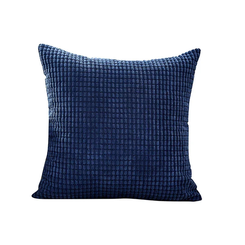 Soft Corduroy Cushion Cover – 45x45 cm Solid Pillow Case for Sofa, Couch & Home Decor