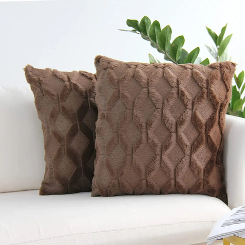 Soft Corduroy Cushion Cover – 30x50cm 45x45cm Plush Home Decorative Pillow Case for Living Room Decor