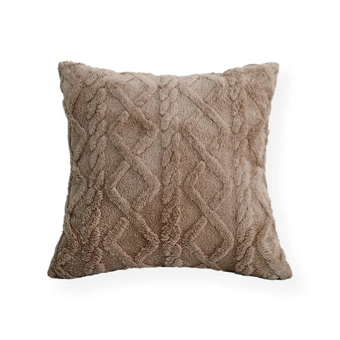 Elegant Velvet Geometric Cushion Cover – 45x45cm Plush Accent for Luxe Living Spaces